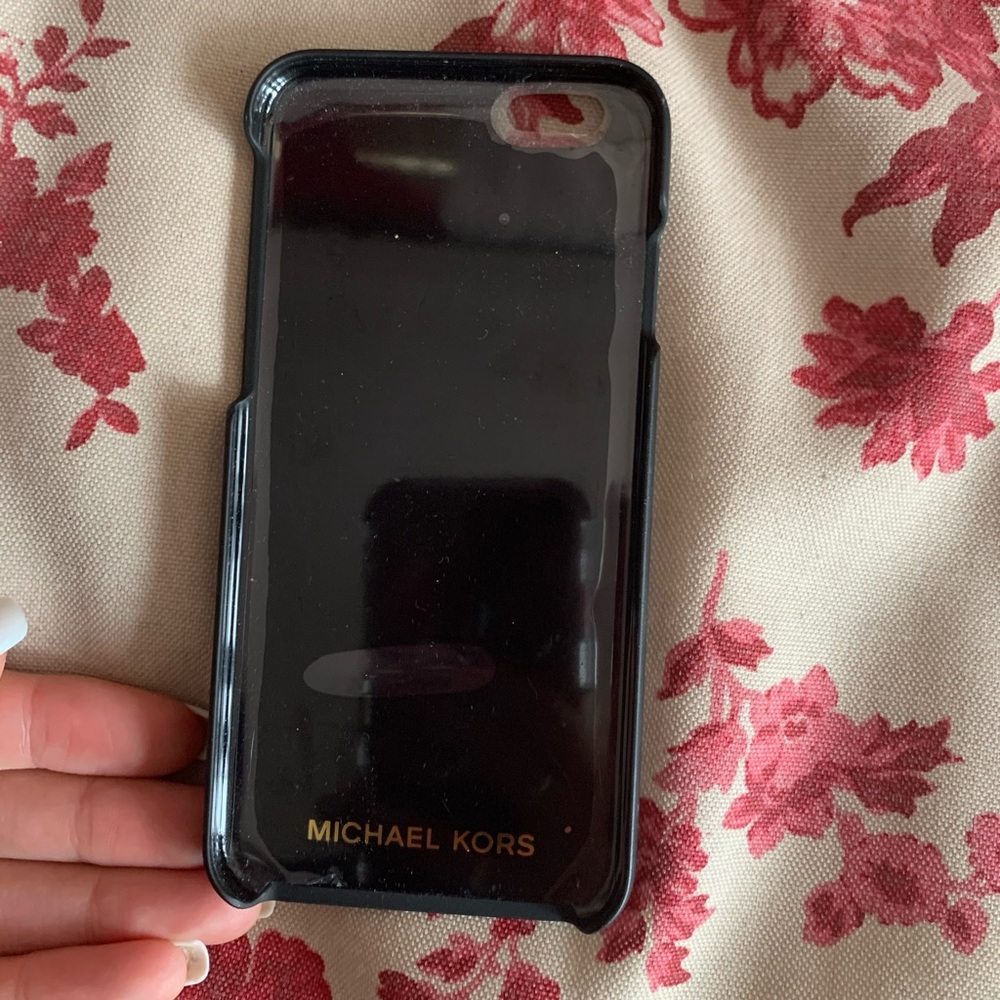 Black iPhone Michael Kors case